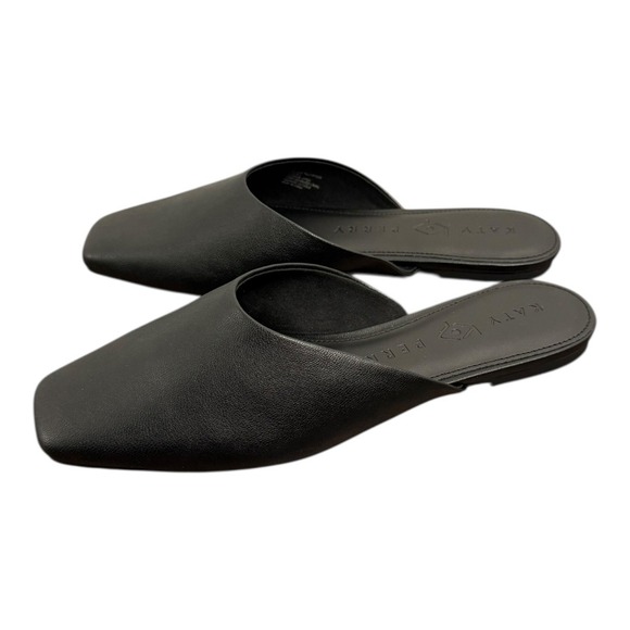 Katy Perry The Evie Mule Textured Nappa Black 9.5 NIB - Picture 2 of 11